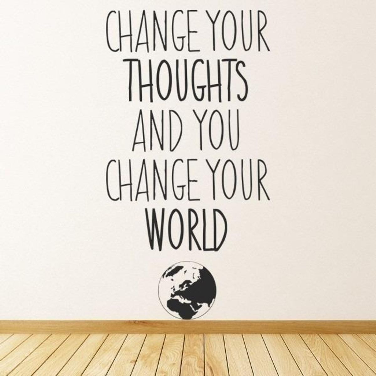 GENERICO - Decomural Change Your World Inspirational WS-34267