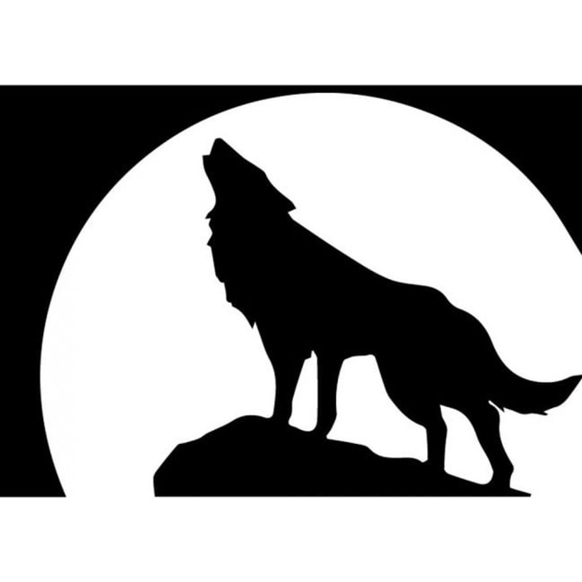 GENERICO - Decomural Howling Wolf Full Moon WS-32651