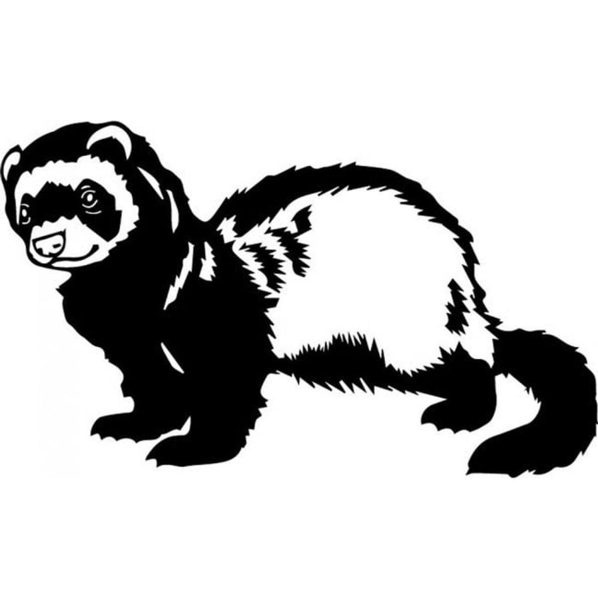 GENERICO - Decomural Ferret Wild Animals WS-32655