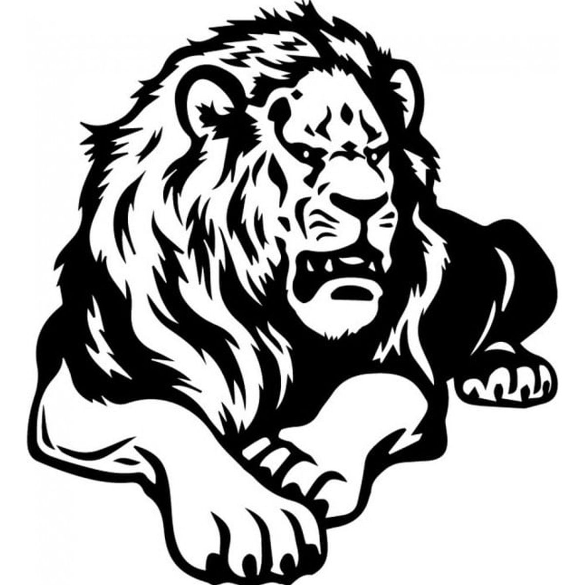 Decomural Growling Lion African Animals WS-32657, marca GENERICO - Foto Principal