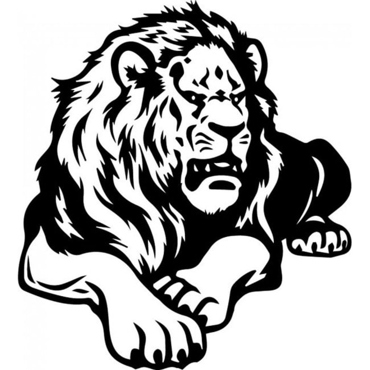 Decomural Growling Lion African Animals WS-32657, marca GENERICO - Foto Principal