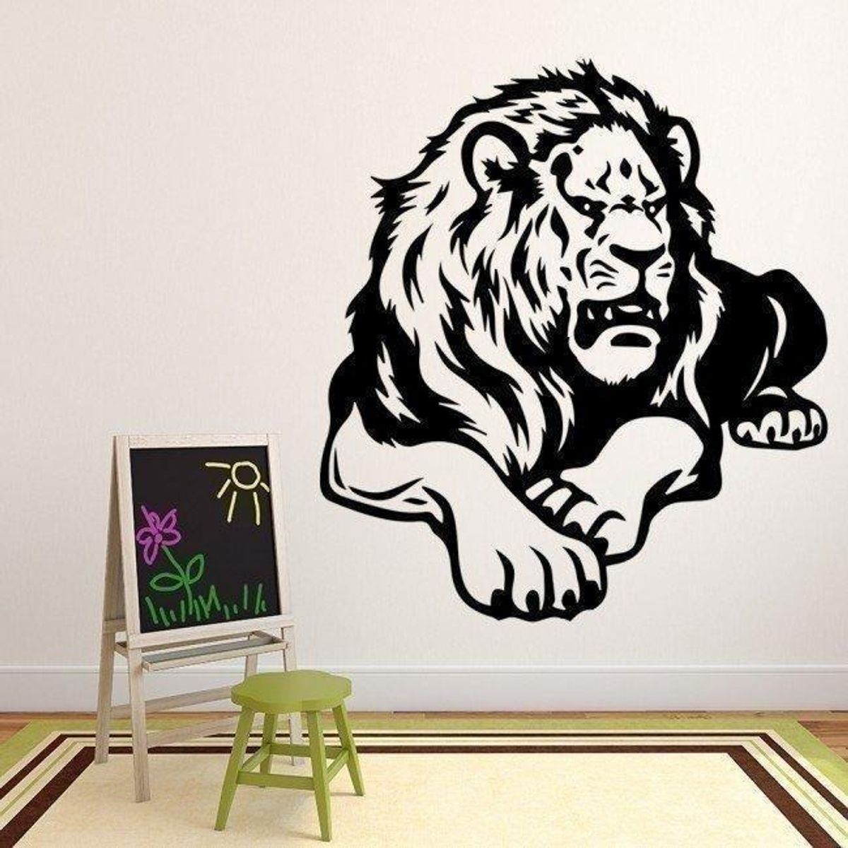 Decomural Growling Lion African Animals WS-32657, marca GENERICO - Foto 2