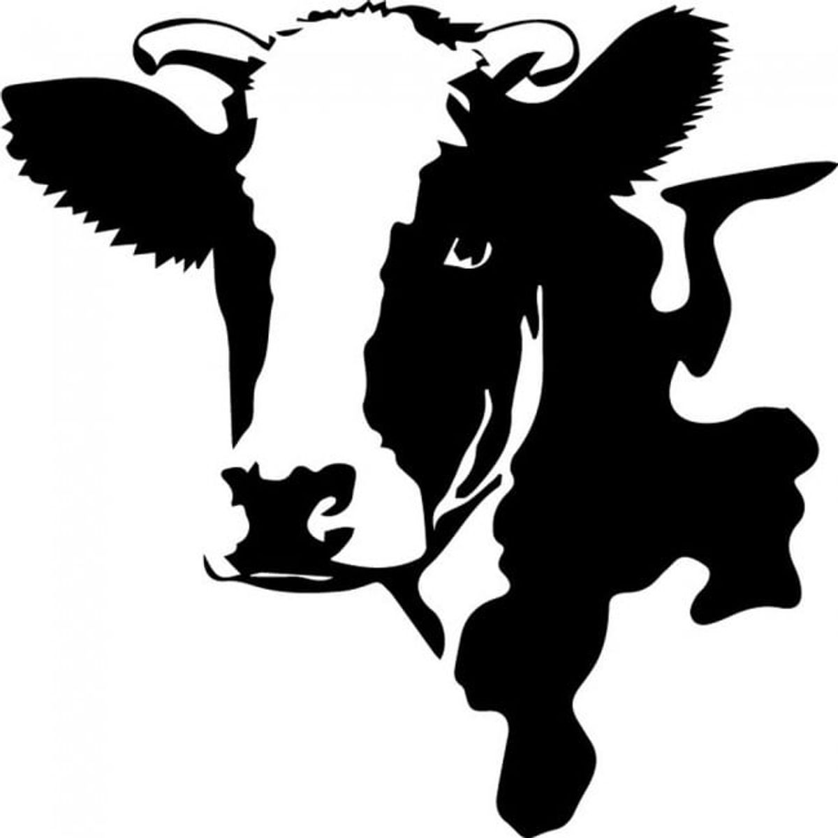 GENERICO - Decomural Cow Farmyard Animals WS-32680