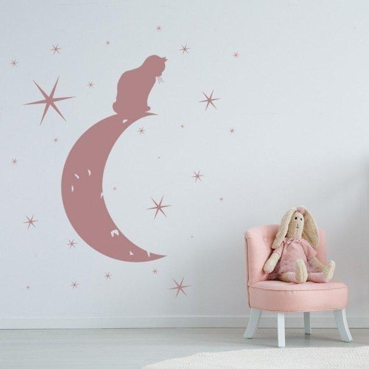 GENERICO - Decomural Cat Moon & Stars WS-44120