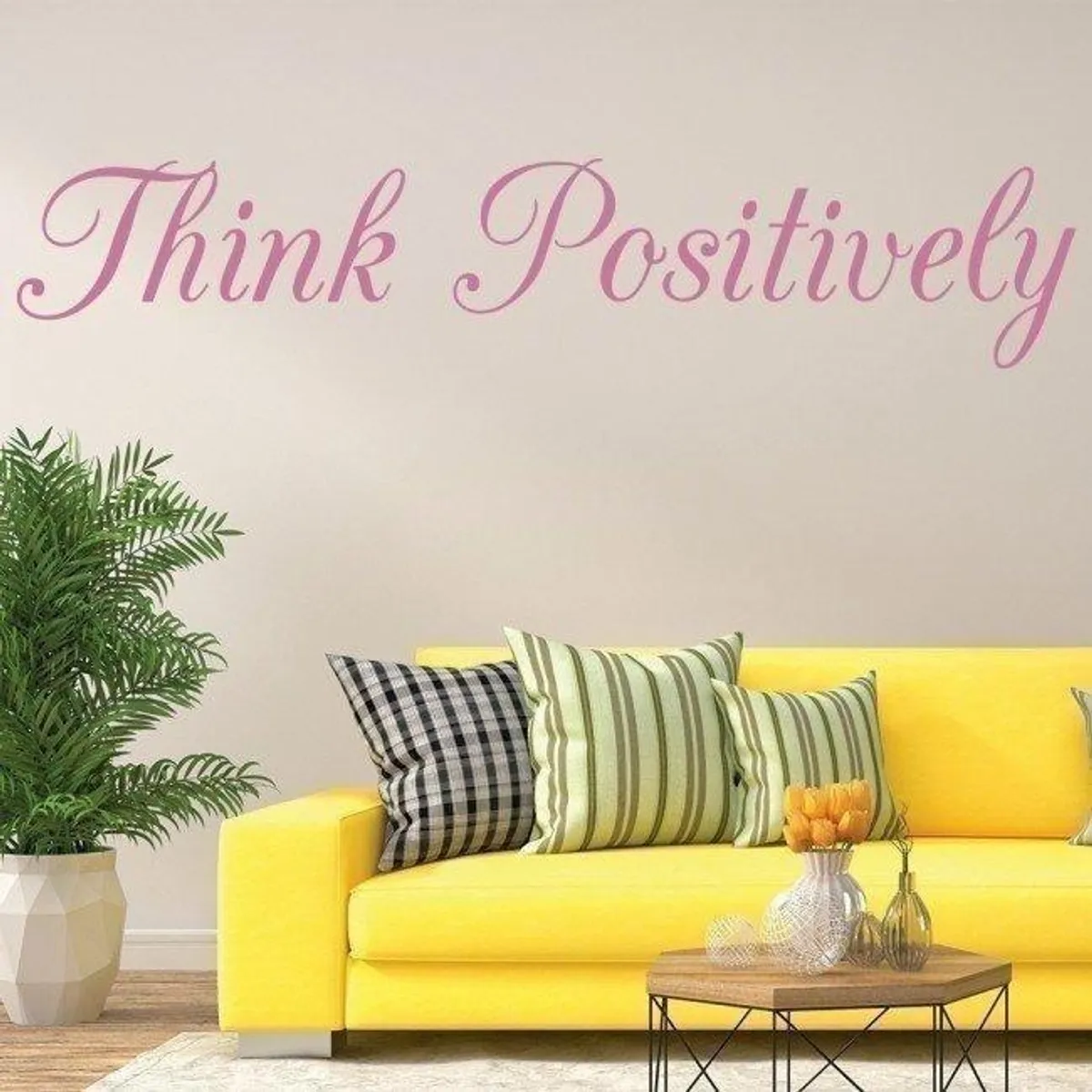 GENERICO - Decomural Think Positively Inspirational WS-44126