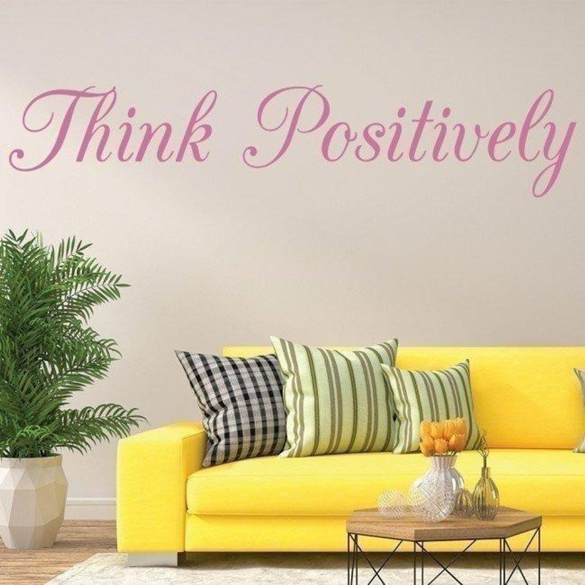 GENERICO - Decomural Think Positively Inspirational WS-44126