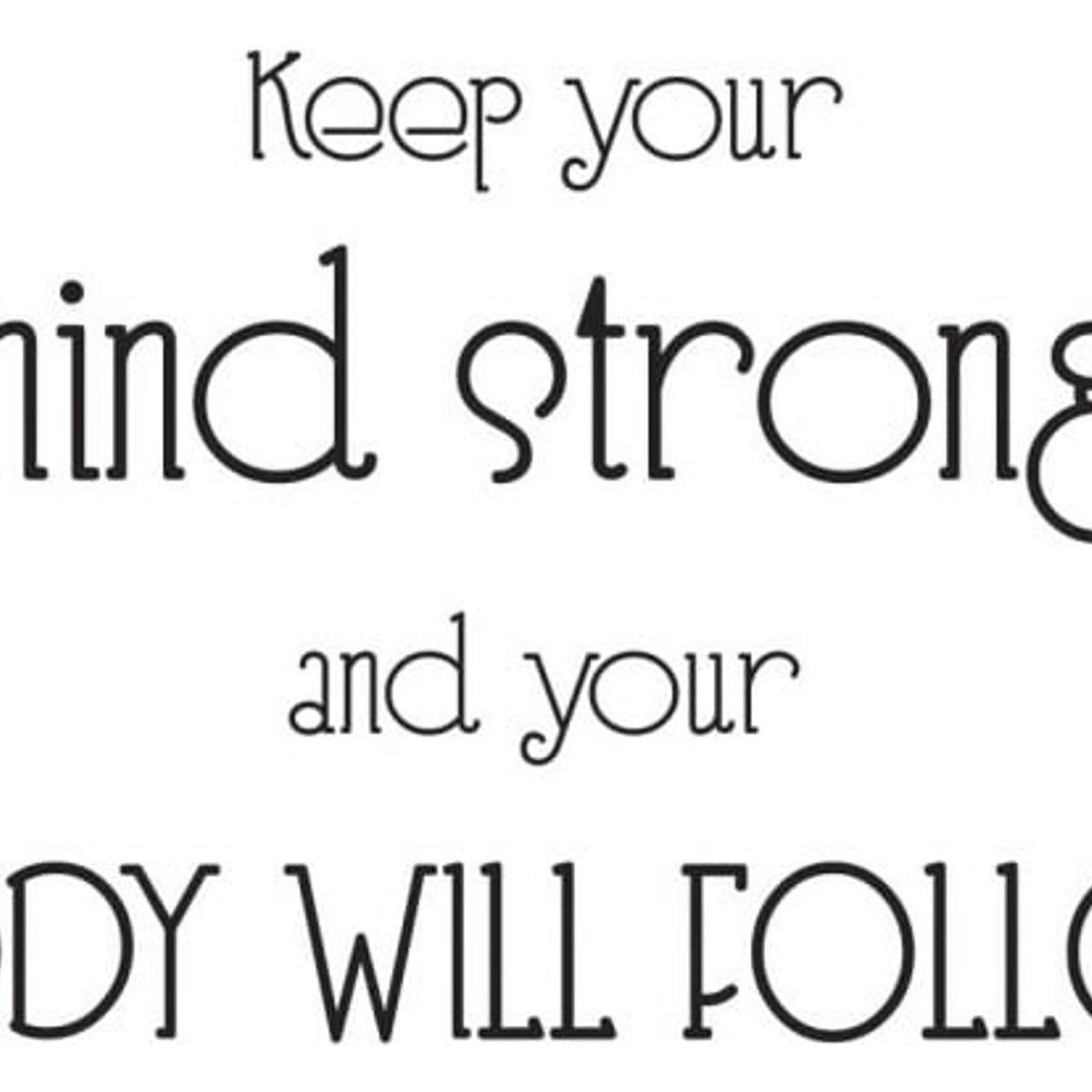 GENERICO - Decomural Strong Mind Inspirational WS-44127