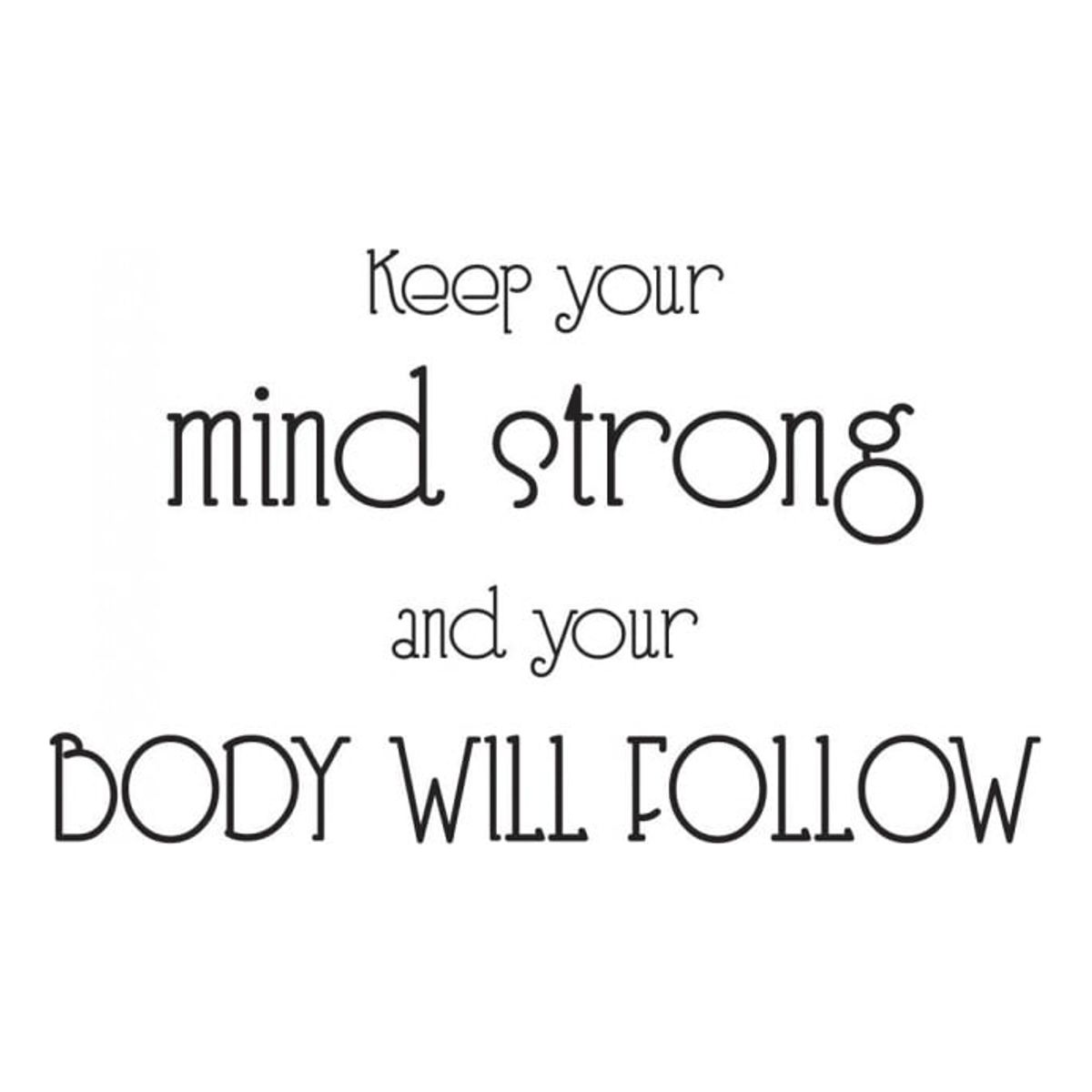 GENERICO - Decomural Strong Mind Inspirational WS-44127