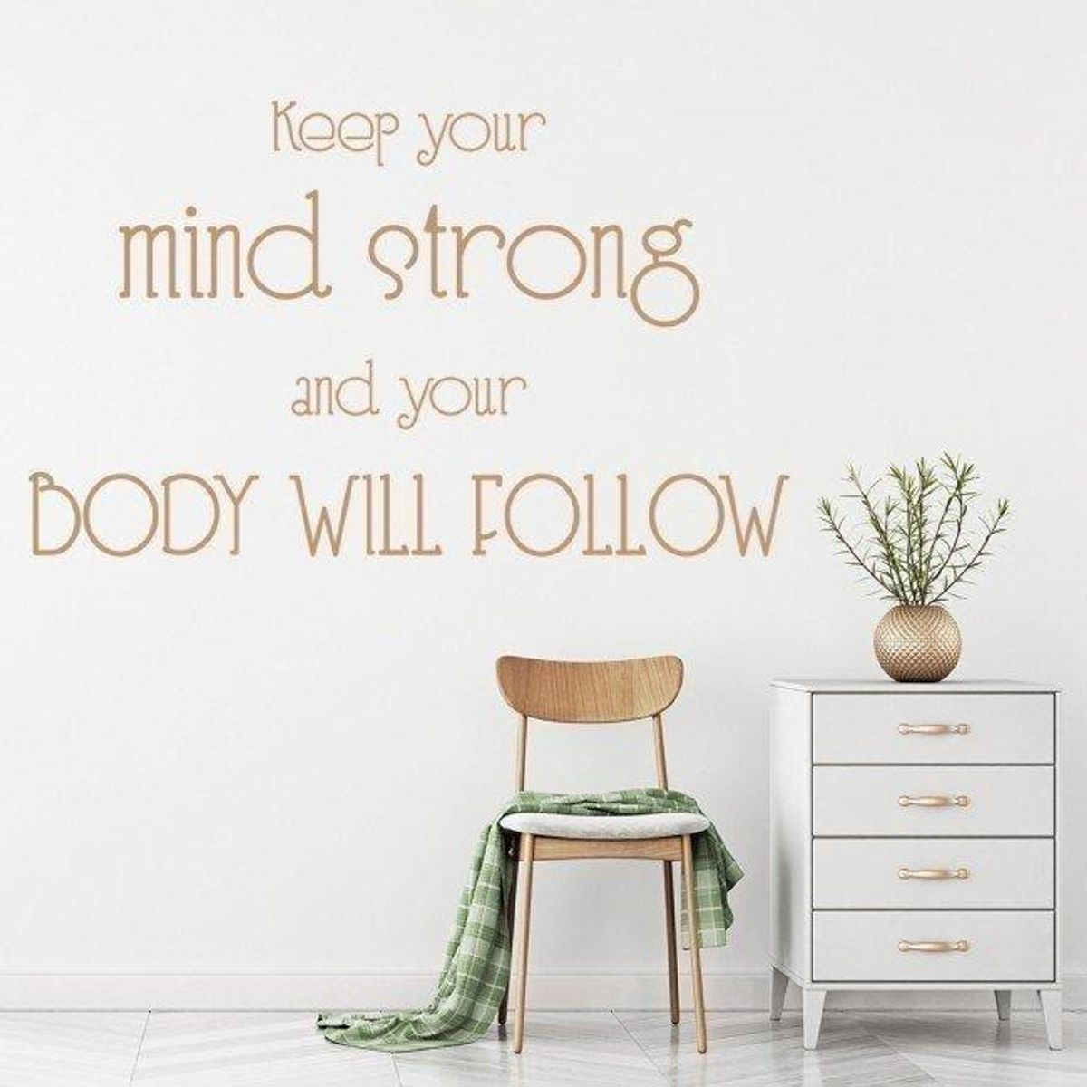 GENERICO - Decomural Strong Mind Inspirational WS-44127