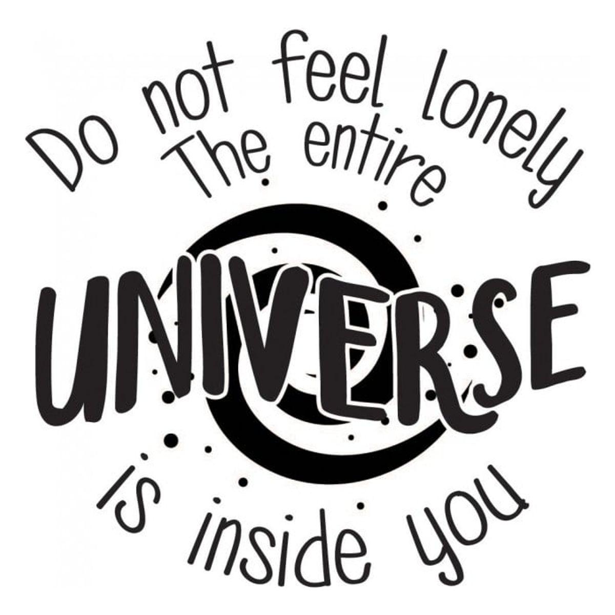 GENERICO - Decomural The Universe Is Inside You Inspirational WS-44128