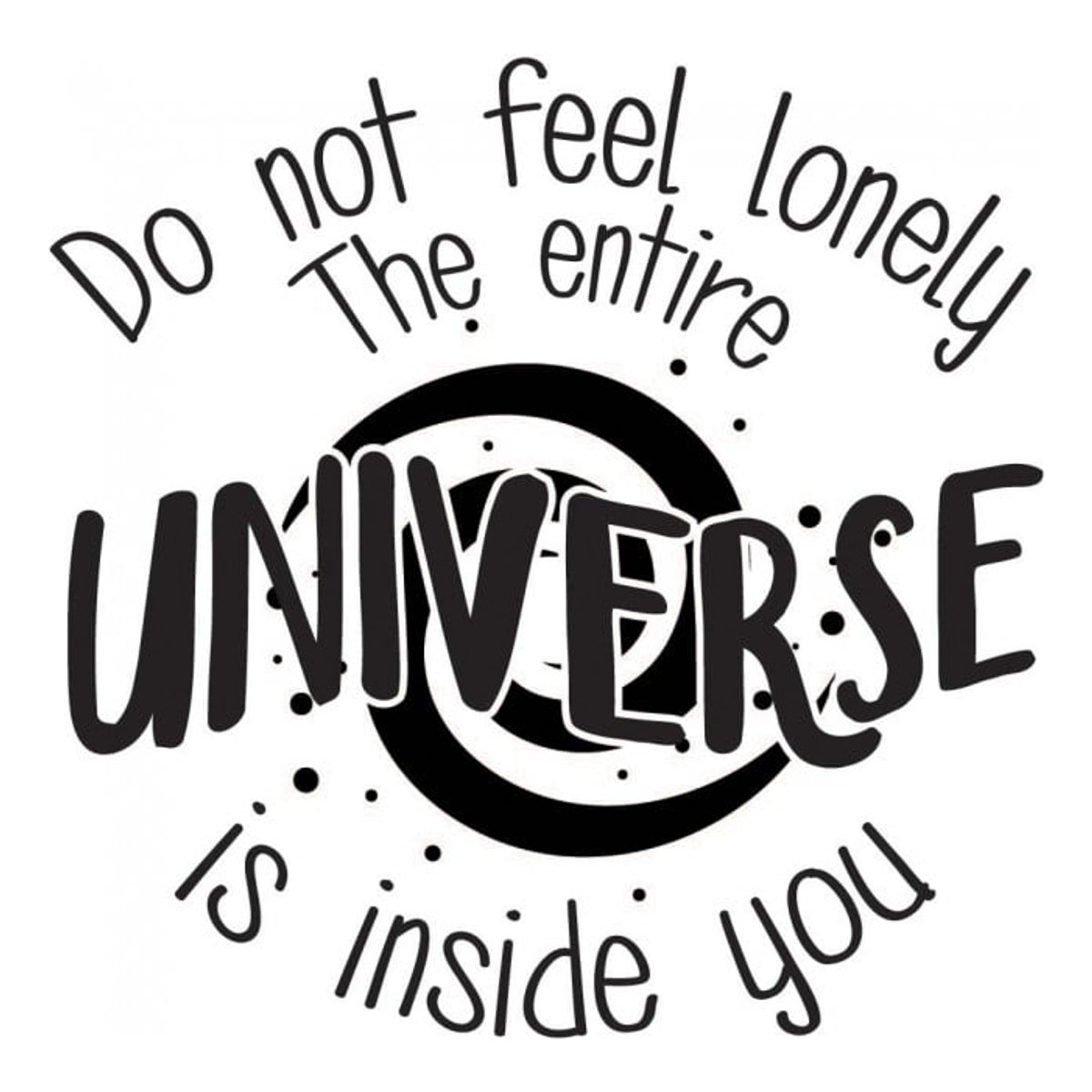 GENERICO - Decomural The Universe Is Inside You Inspirational WS-44128