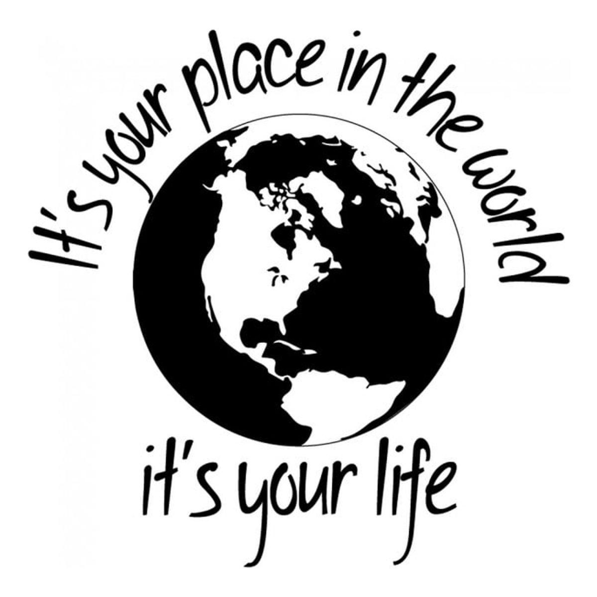 GENERICO - Decomural Its Your Life Inspirational WS-34281