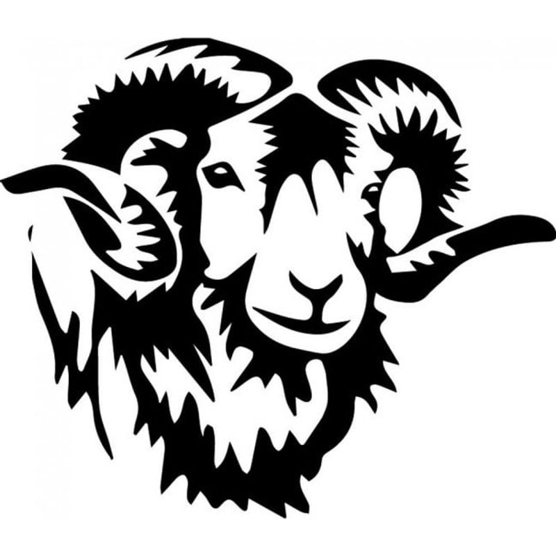 GENERICO - Decomural Ram Sheep Farm Animals WS-32682