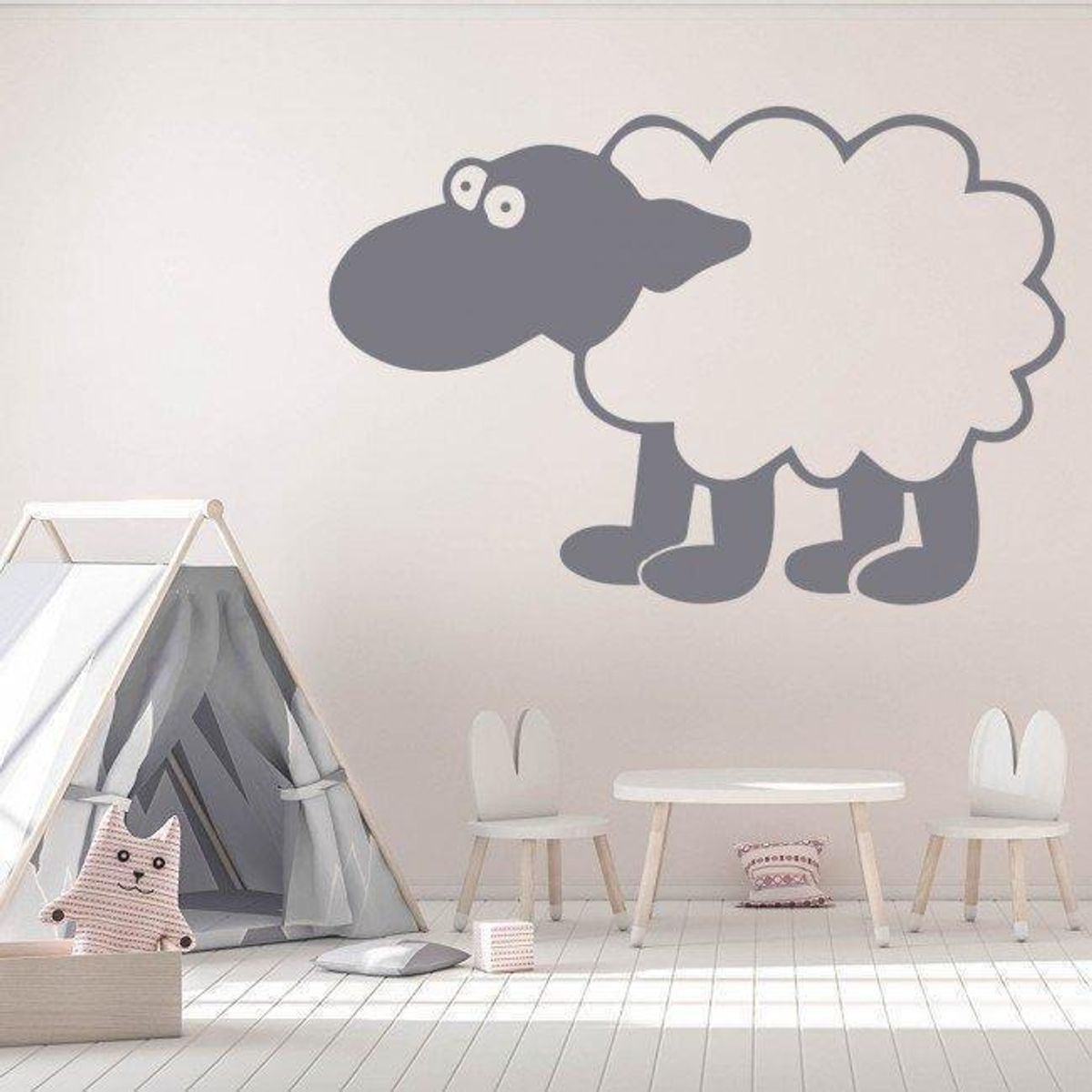 GENERICO - Decomural Funny Sheep Farm Animals WS-32683