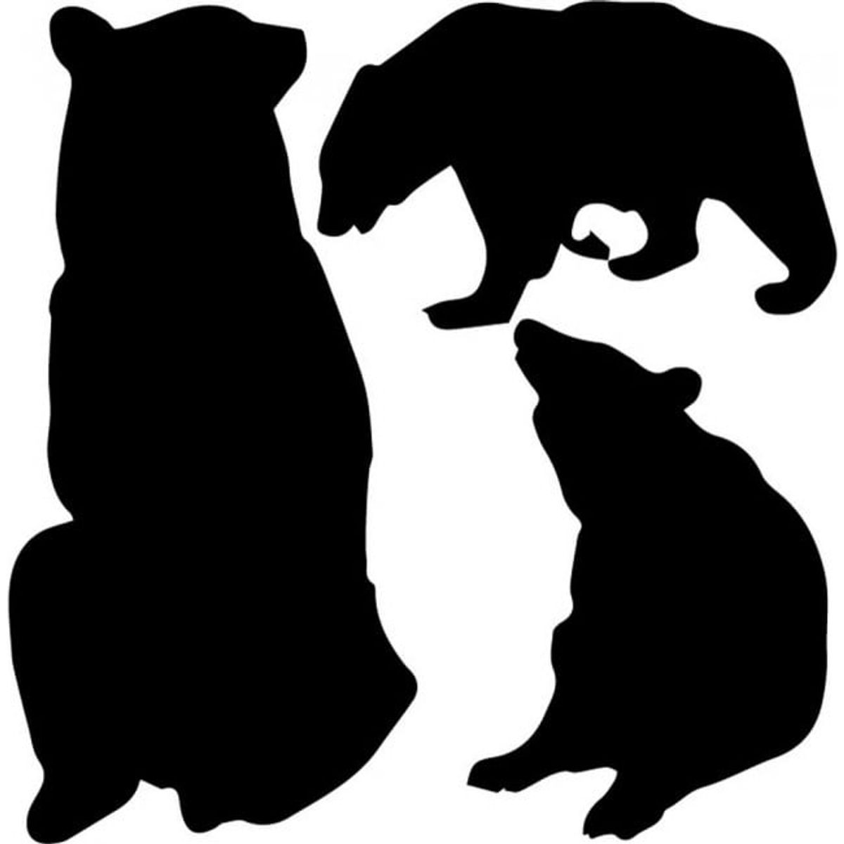 GENERICO - Decomural Bear Wild Animals Set WS-32695