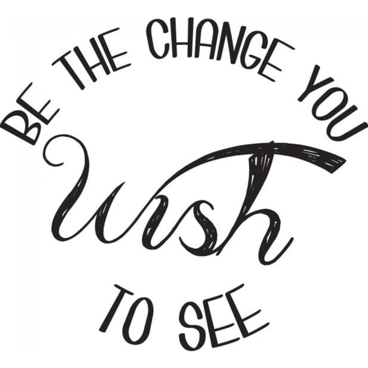 GENERICO - Decomural Change You Wish To See Inspirational WS-44133