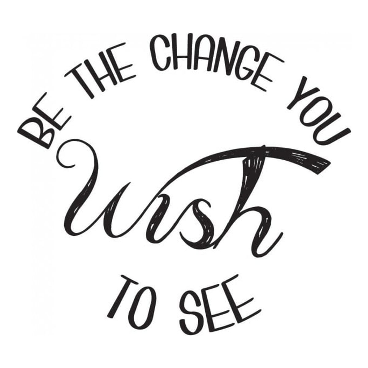 GENERICO - Decomural Change You Wish To See Inspirational WS-44133