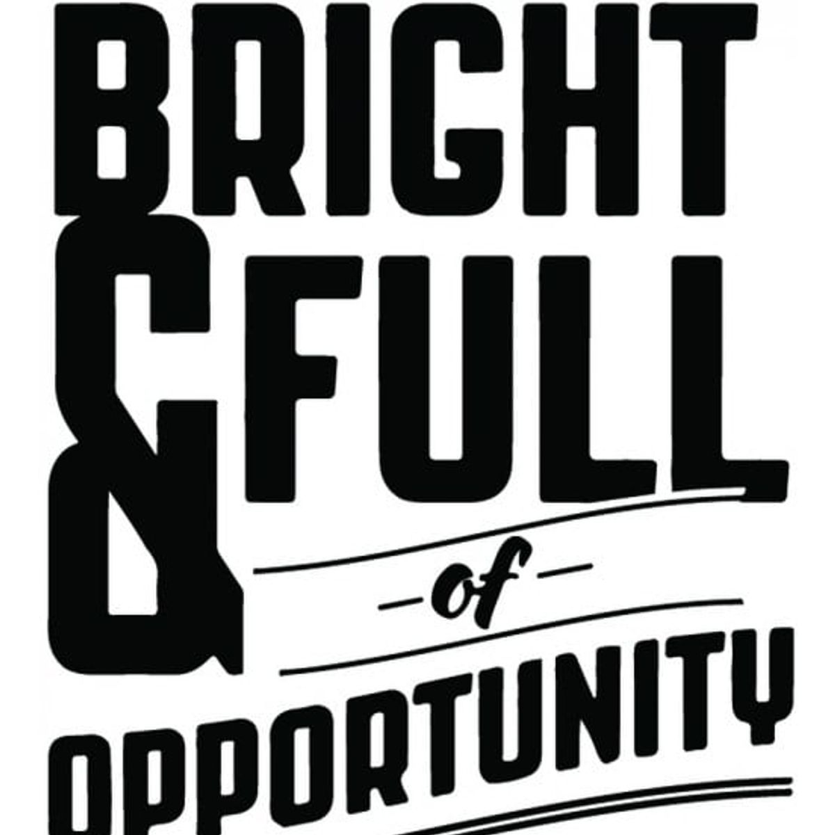 GENERICO - Decomural The Future Is Bright Inspirational WS-34294