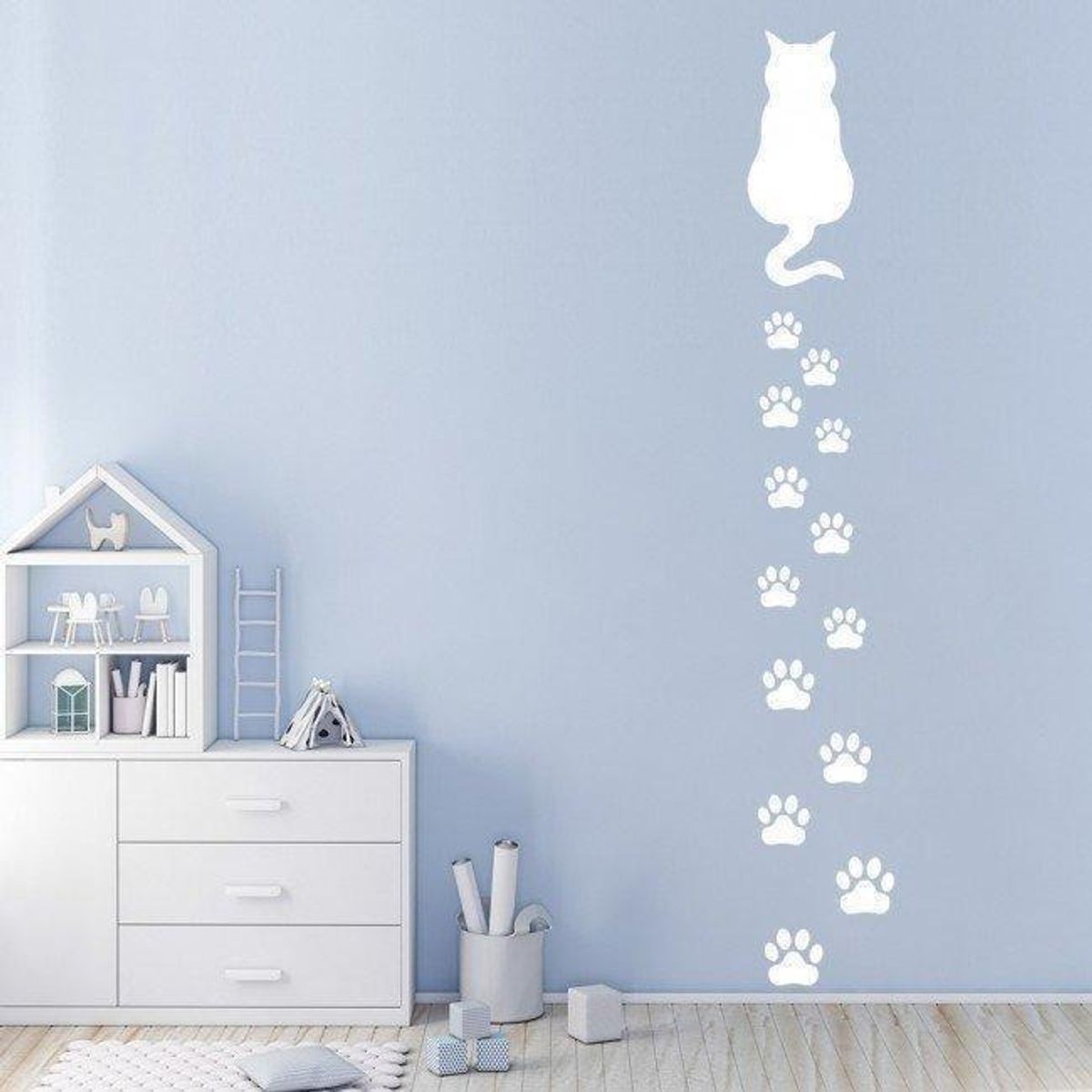 GENERICO - Decomural House Cat Paw Prints WS-32718