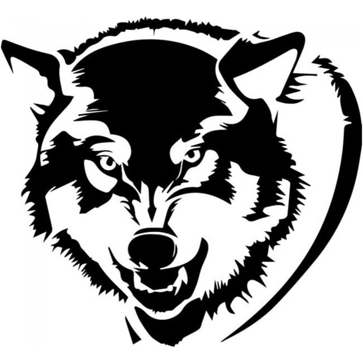 GENERICO - Decomural Growling Wolf Wild Animals WS-32720