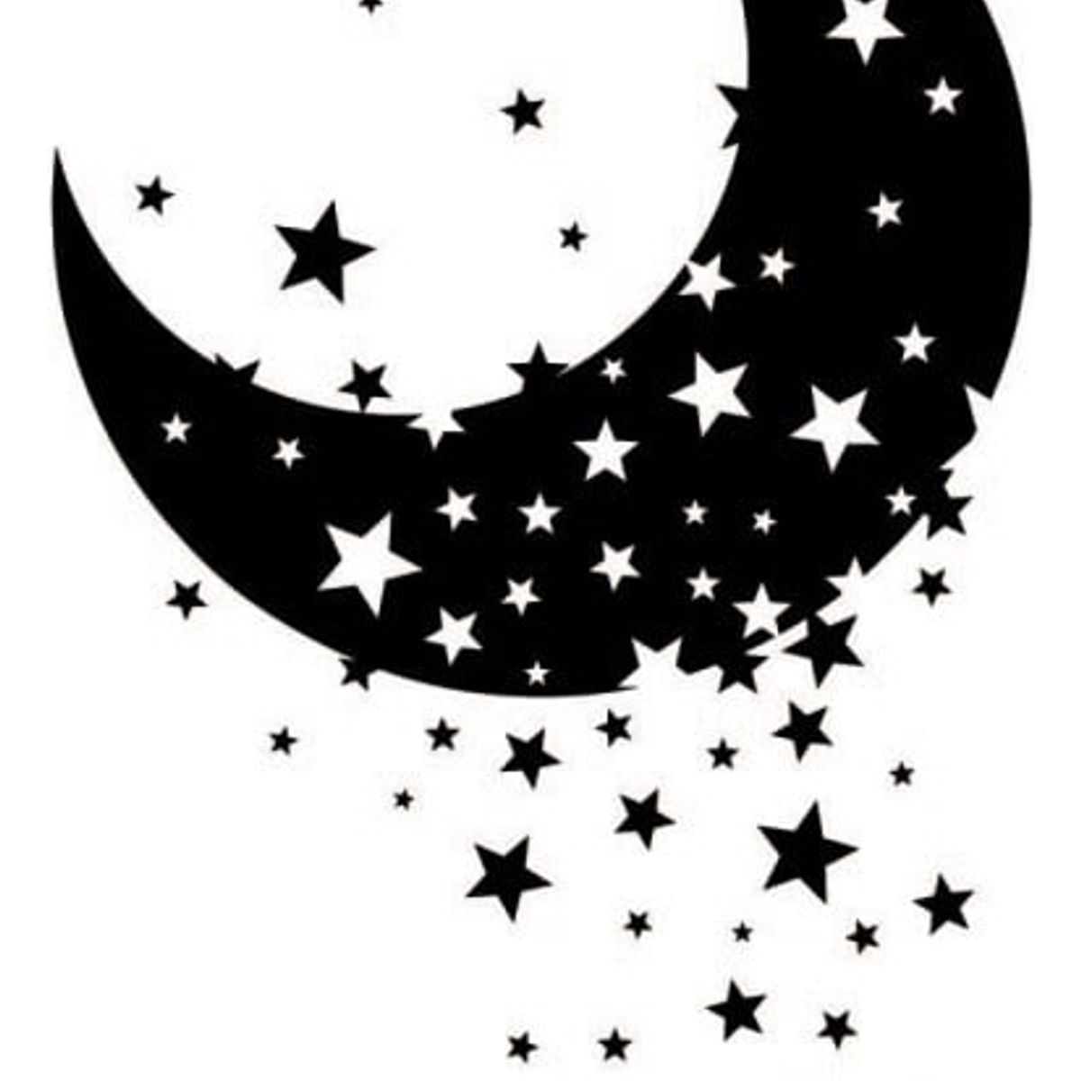 GENERICO - Decomural Twinkle Star Moon Nursery WS-44158