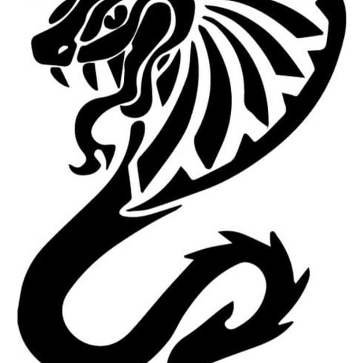 GENERICO - Decomural Tribal Cobra Serpent Snake WS-32733