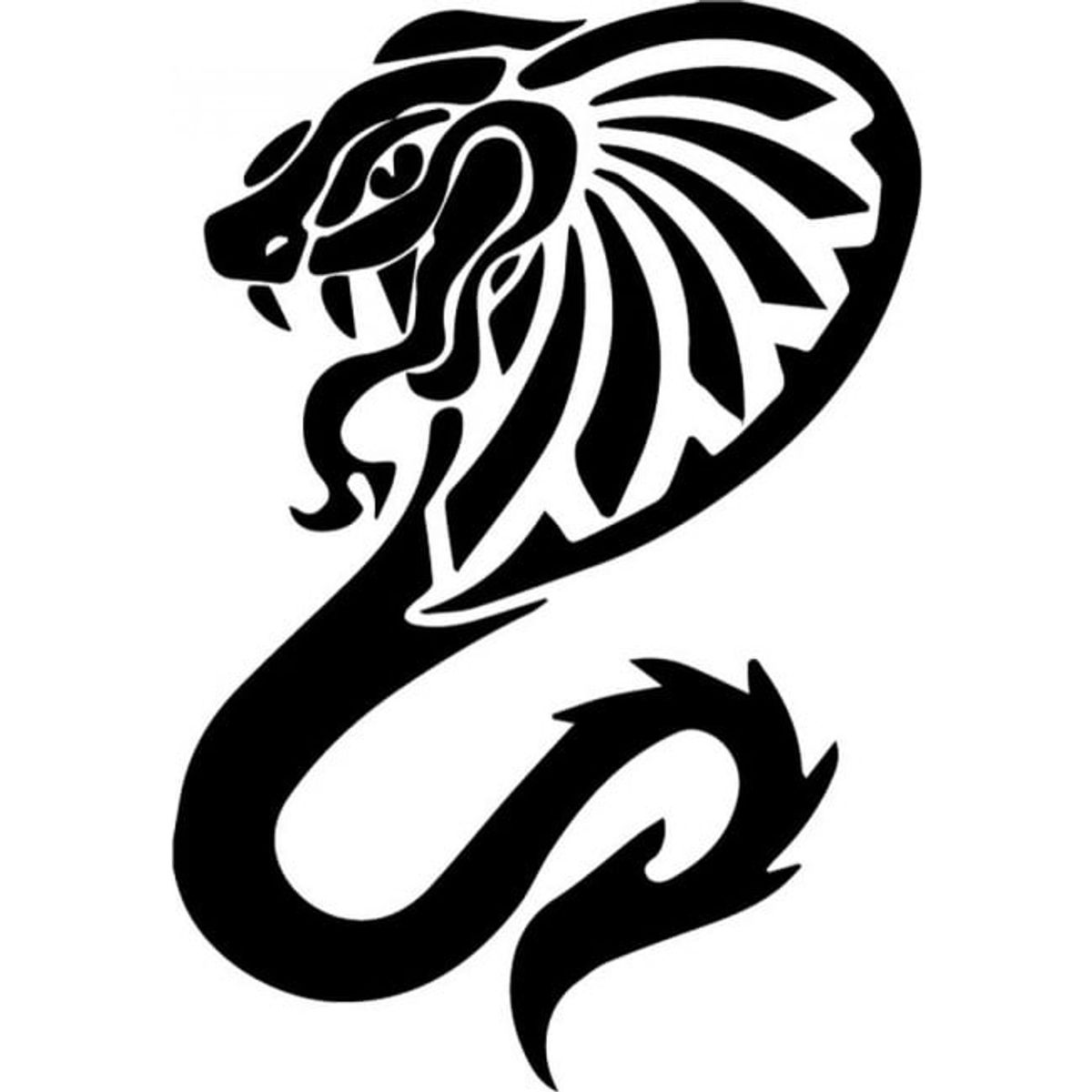 GENERICO - Decomural Tribal Cobra Serpent Snake WS-32733