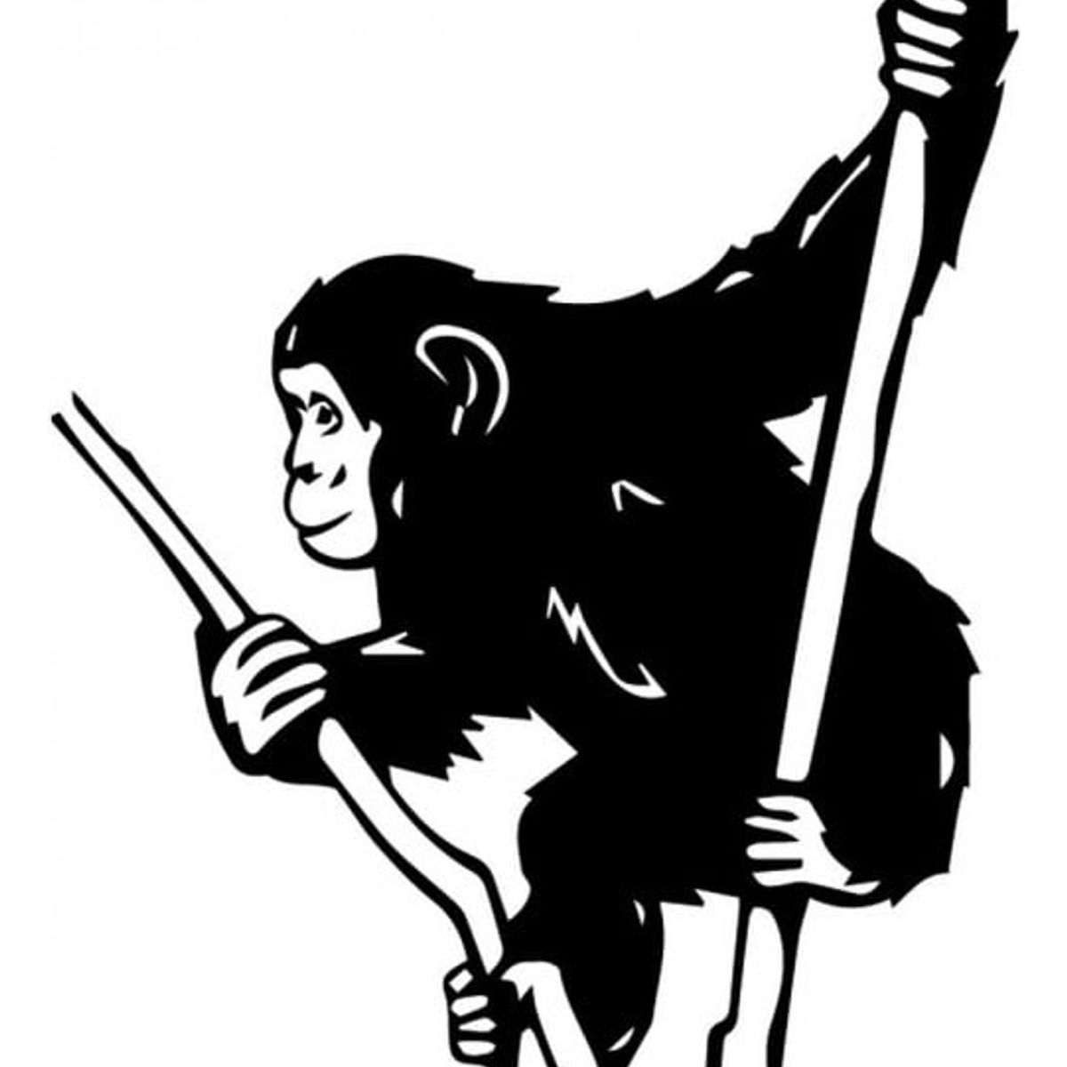 GENERICO - Decomural Chimp Monkey WS-32740