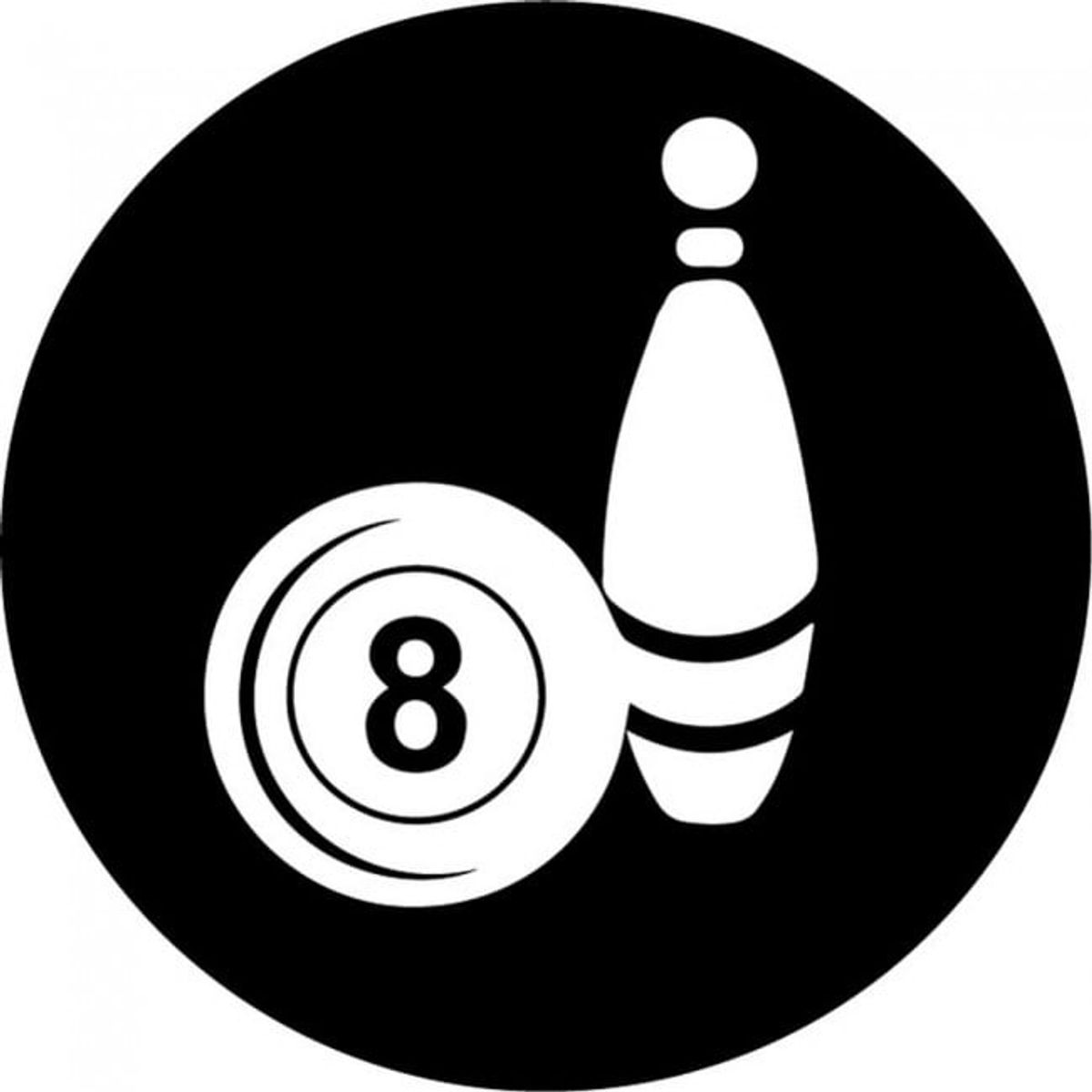 GENERICO - Decomural Bowling Ball 8 Ball WS-32744