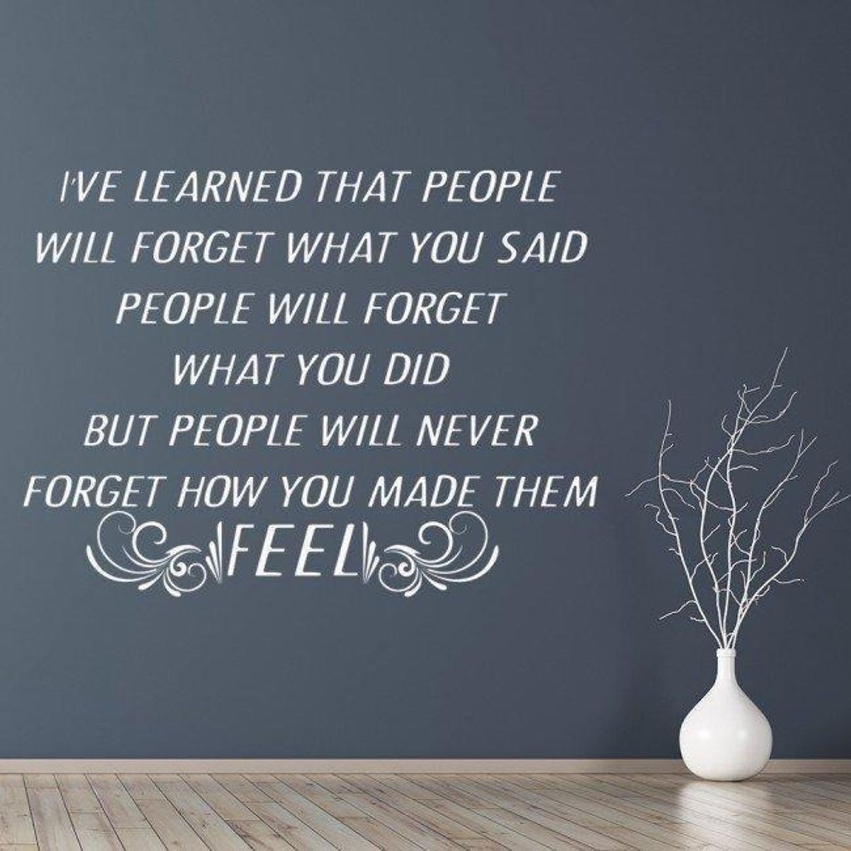 GENERICO - Decomural People Forget Inspirational WS-34314