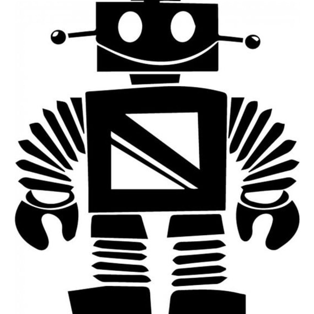 GENERICO - Decomural Happy Robot Aliens Space WS-32760