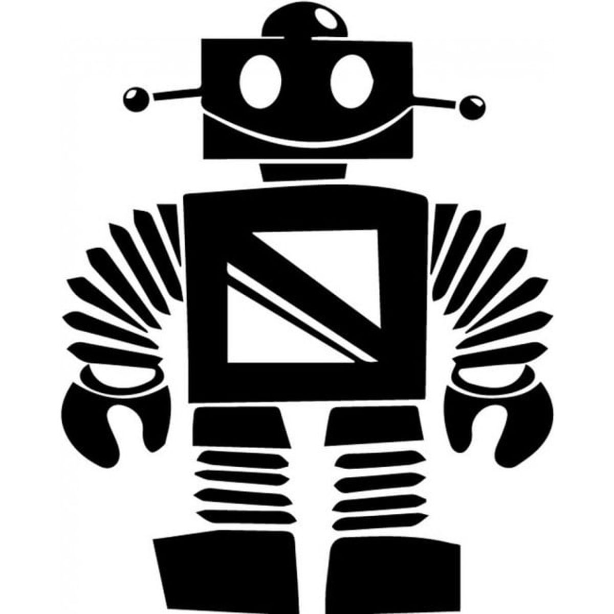 GENERICO - Decomural Happy Robot Aliens Space WS-32760