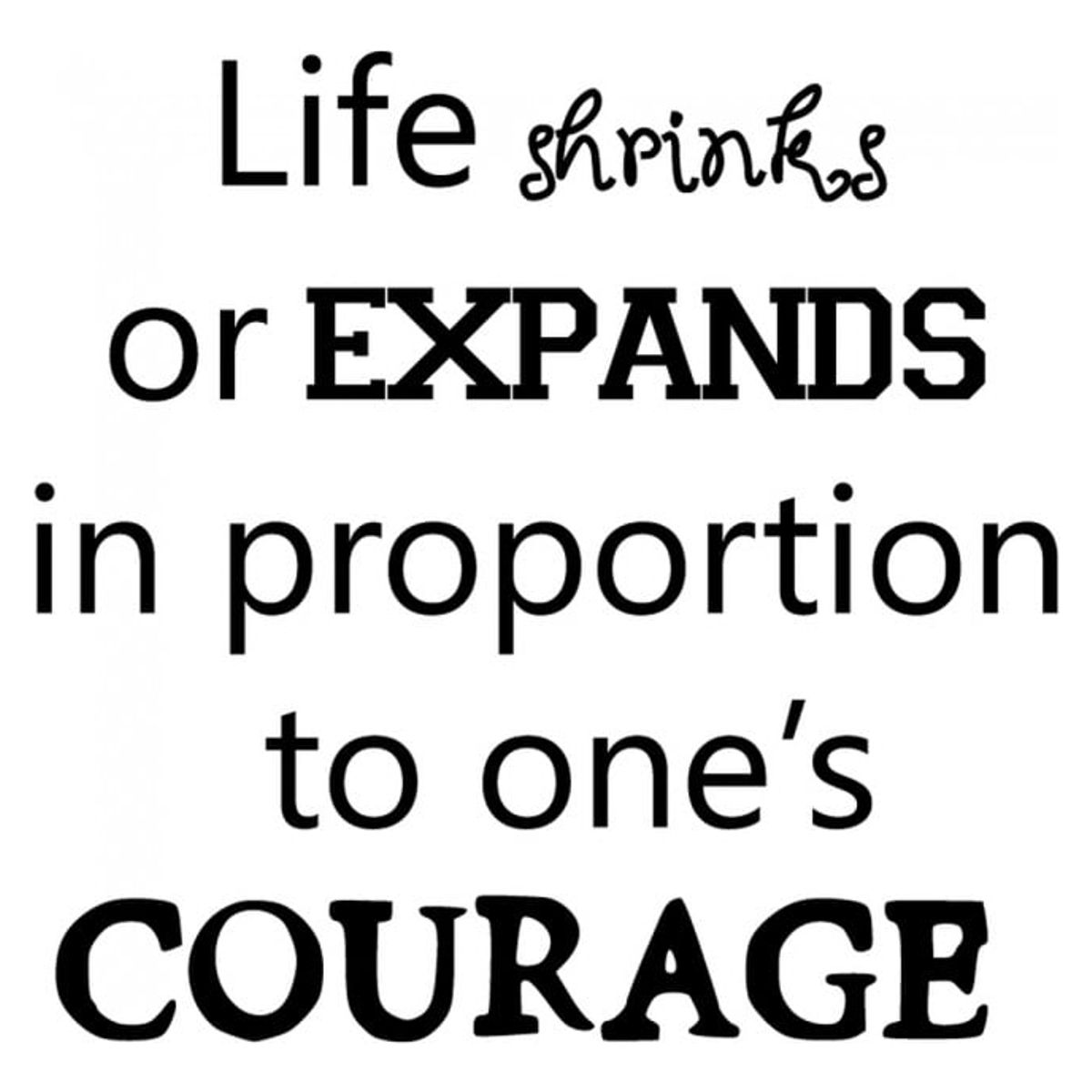 GENERICO - Decomural Ones Courage Inspirational WS-34320