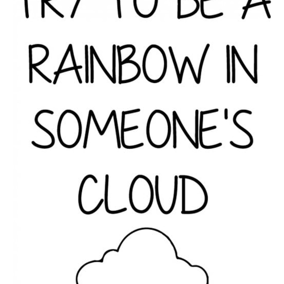 GENERICO - Decomural Be A Rainbow Inspirational WS-34321