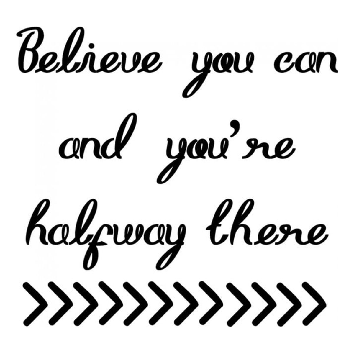 GENERICO - Decomural Believe You Can Inspirational WS-34323