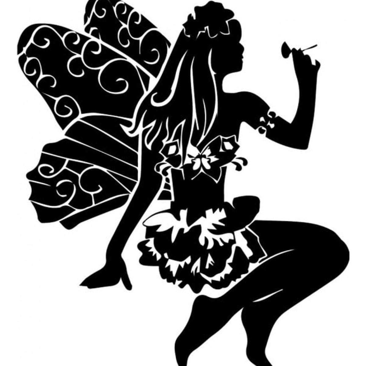 GENERICO - Decomural Fairy Flower Princess WS-32767