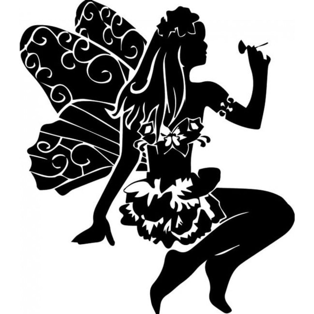 GENERICO - Decomural Fairy Flower Princess WS-32767