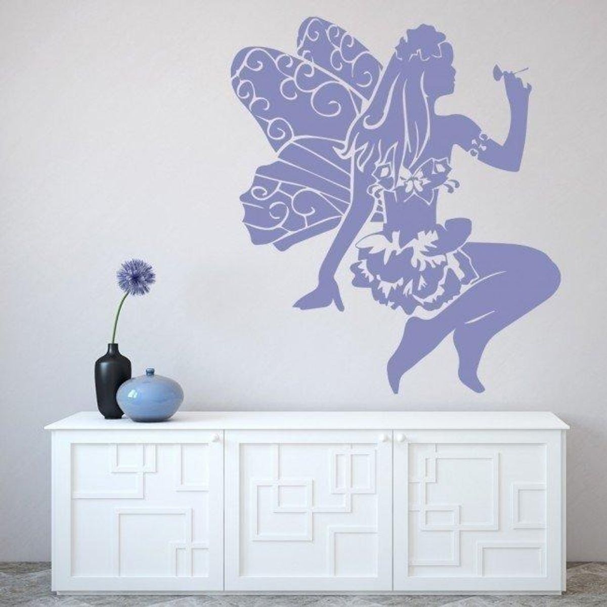 GENERICO - Decomural Fairy Flower Princess WS-32767