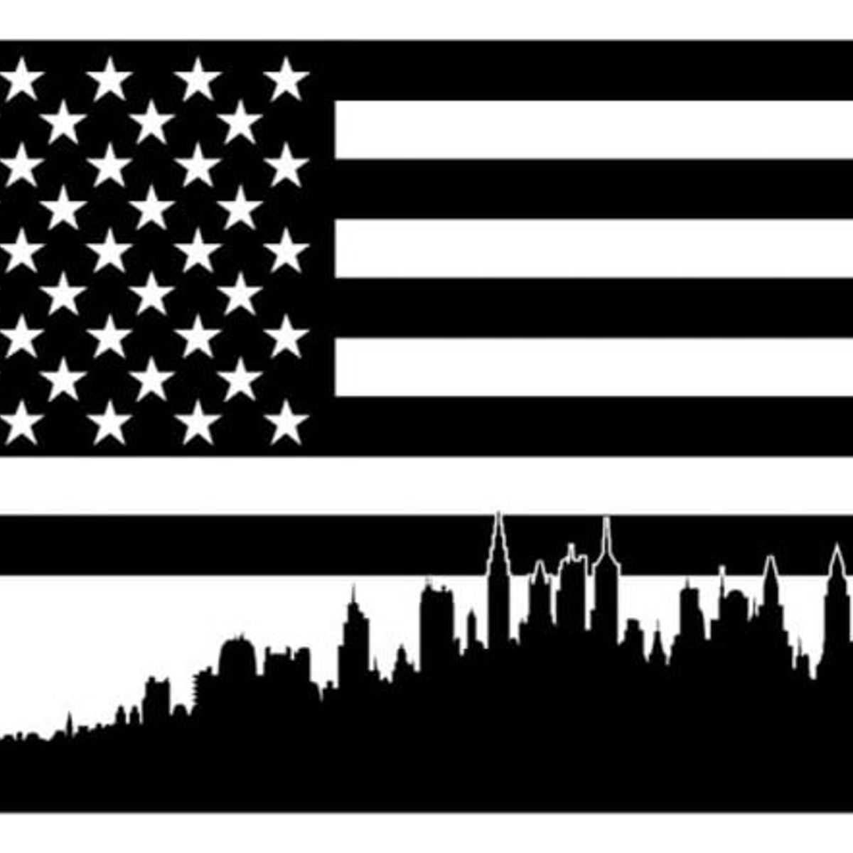 GENERICO - Decomural America Flag New York Skyline WS-32770
