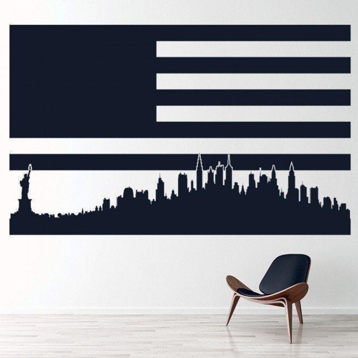 GENERICO - Decomural America Flag New York Skyline WS-32770