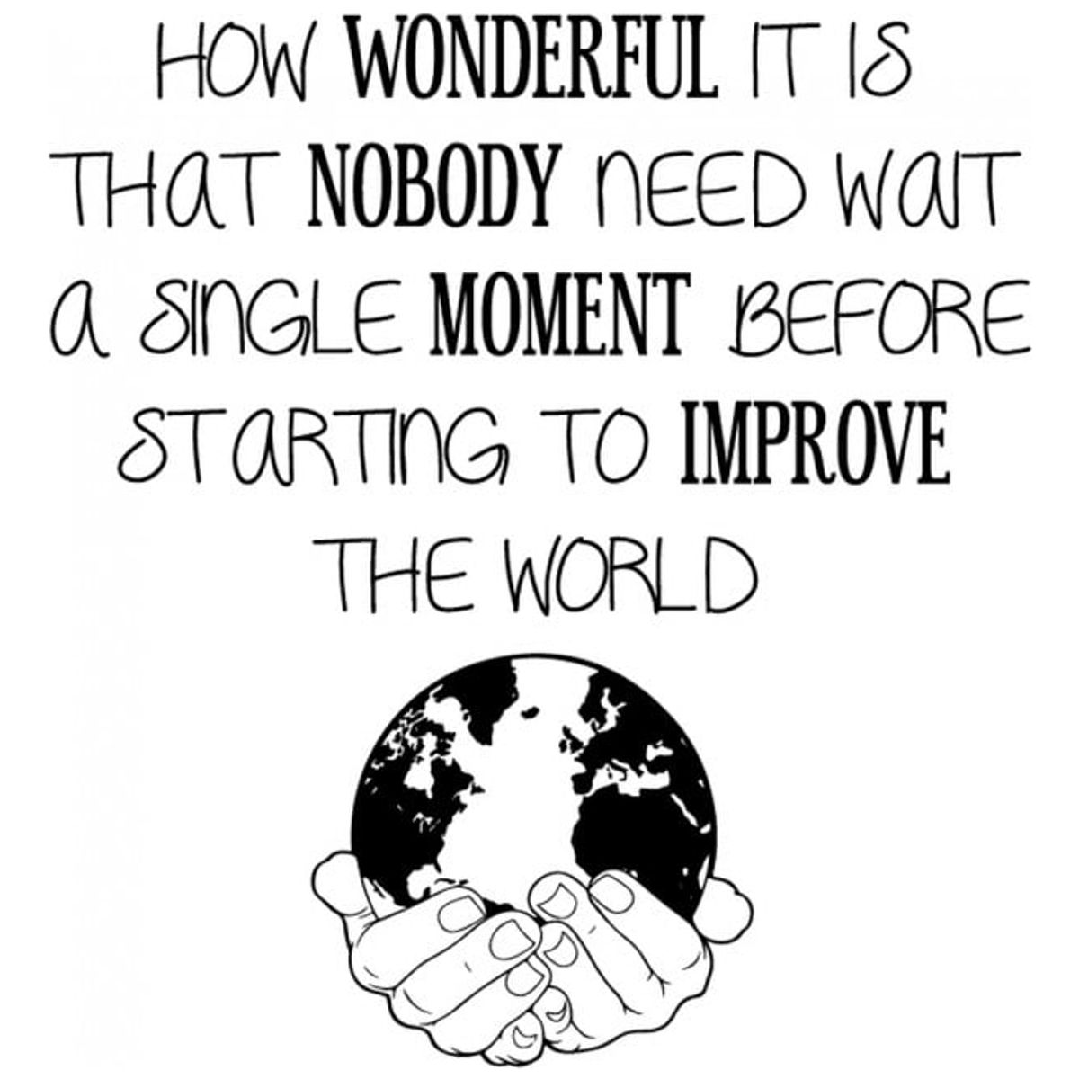 GENERICO - Decomural Improve The World Life WS-34327