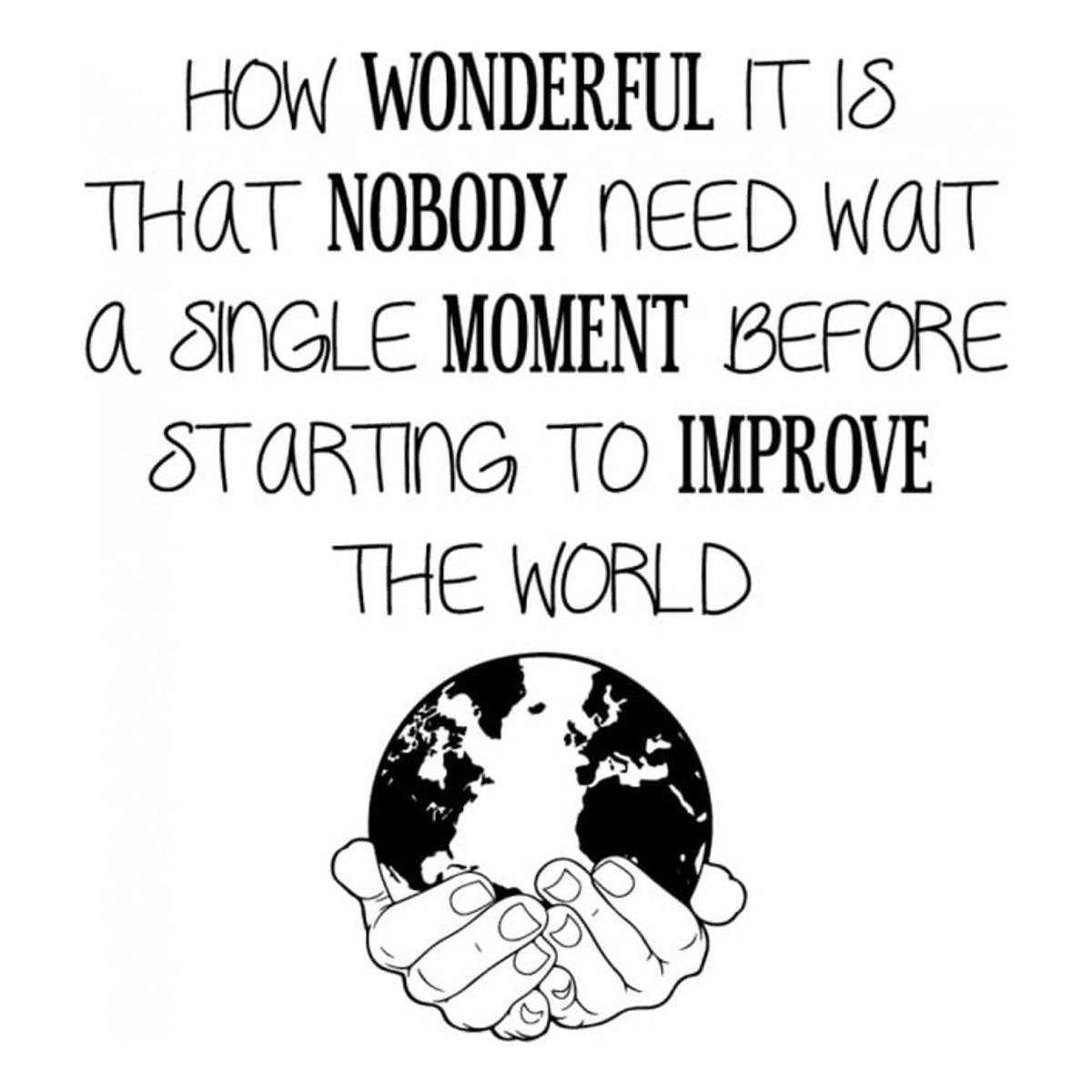 GENERICO - Decomural Improve The World Life WS-34327