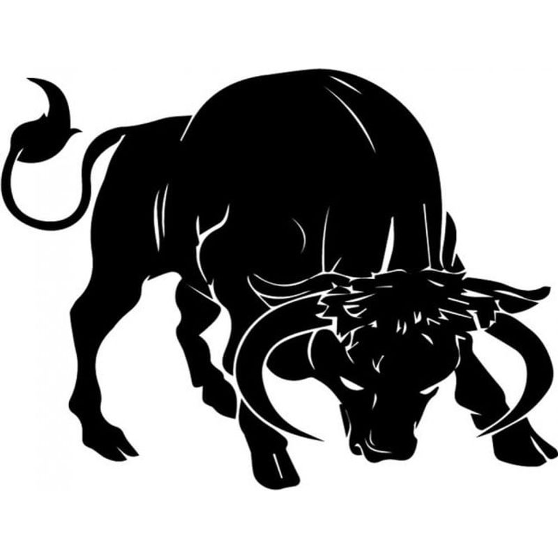 GENERICO - Decomural Charging Bull Farm Animals WS-32774