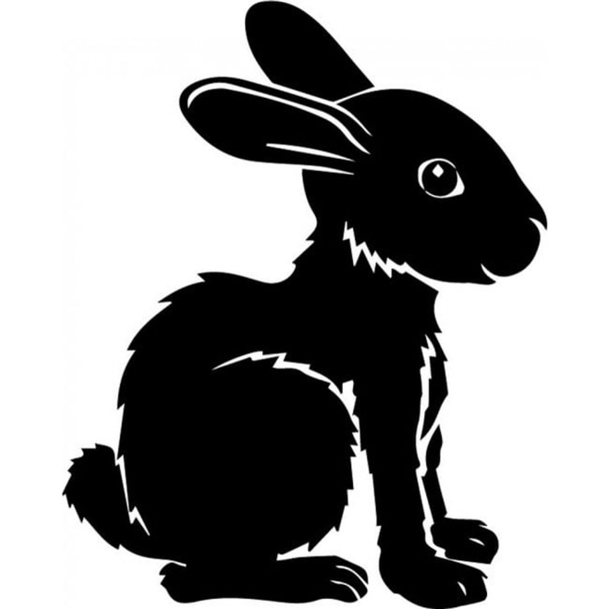 GENERICO - Decomural Cute Bunny Rabbit Childrens WS-32776