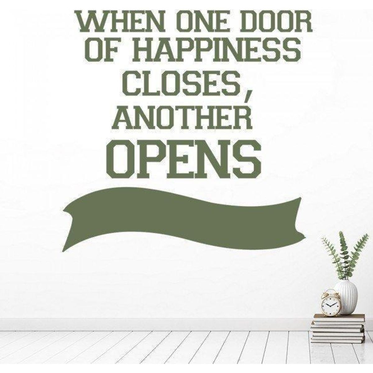 GENERICO - Decomural One Door Closes Inspirational WS-34329