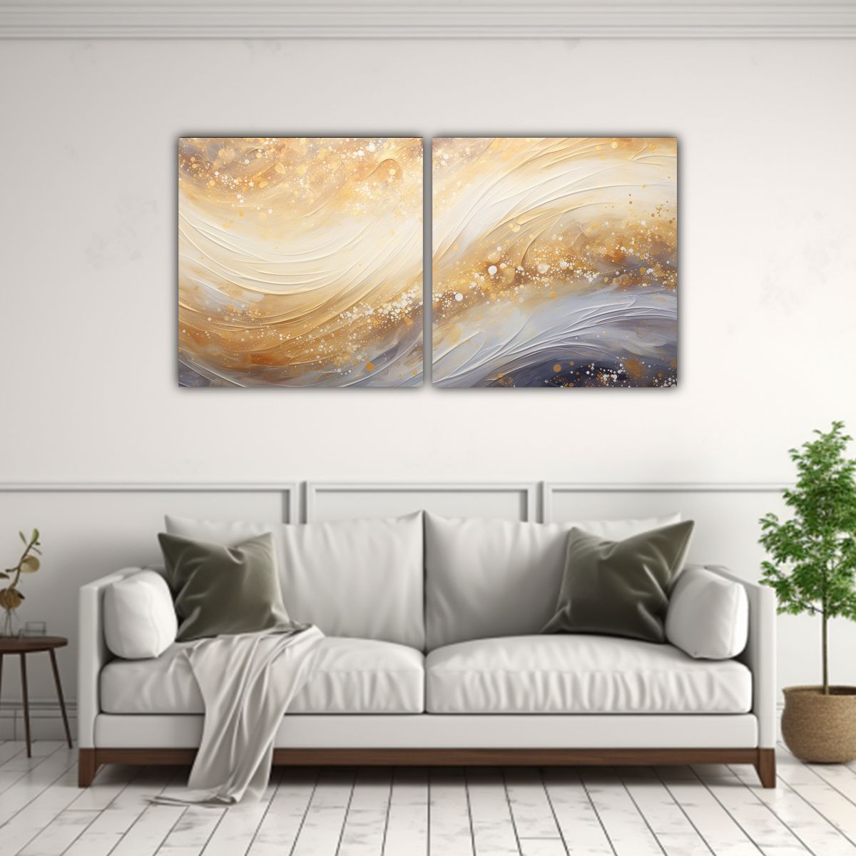 GENERICO - Cuadros De Tela Inspiración Belleza En Estilo 140x70 Cm