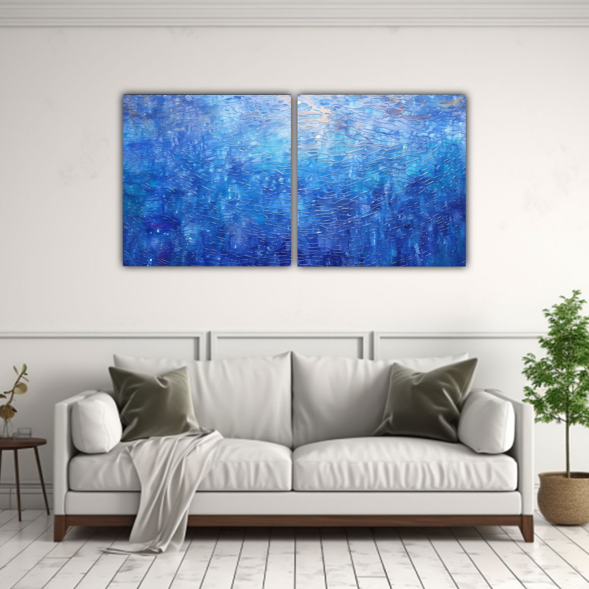 GENERICO - Pinturas Decorativas De Dos Artes De Pared 120x60 Cm