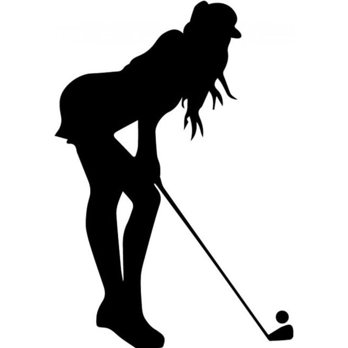 GENERICO - Decomural Female Golfer Golf WS-32782