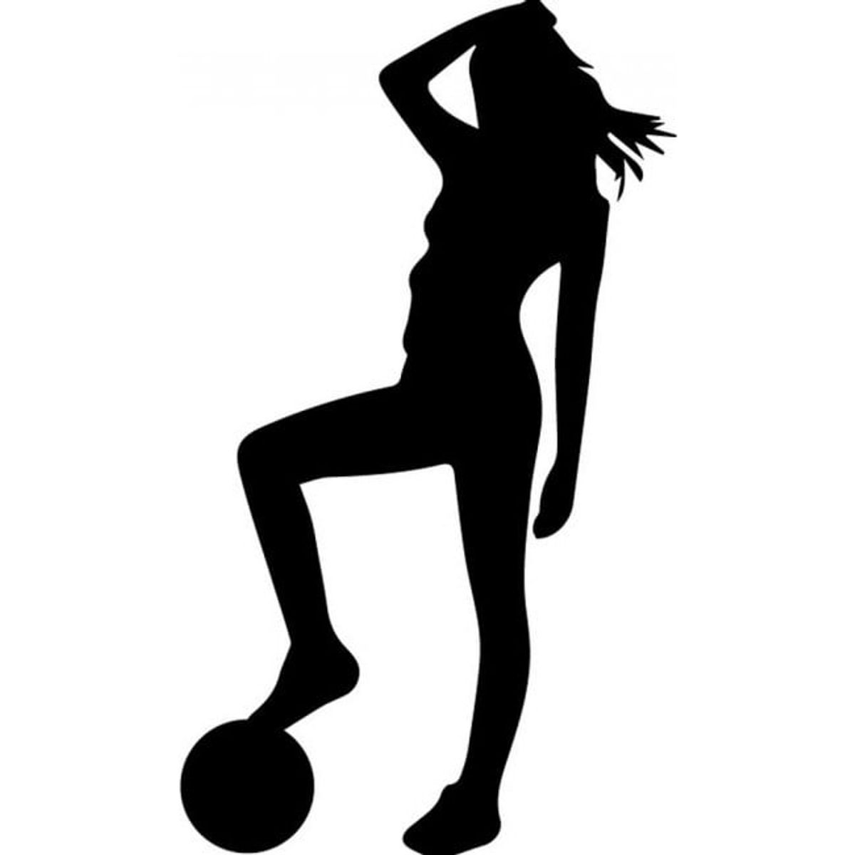 GENERICO - Decomural Female Football Player Sports WS-32783