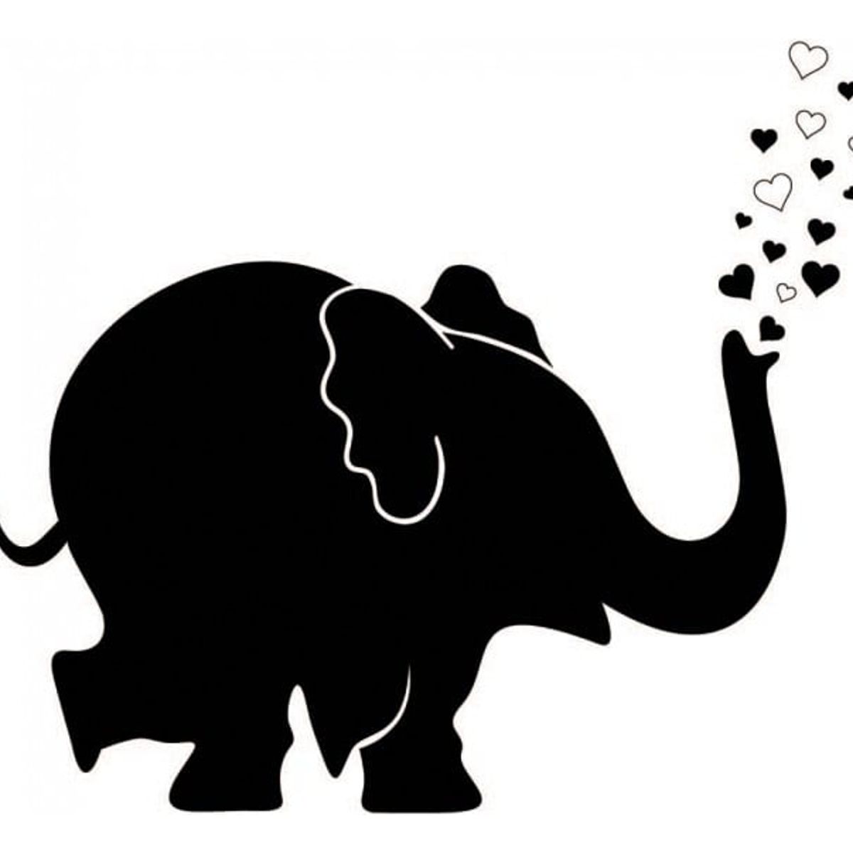 GENERICO - Decomural Elephant Hearts Childrens Nursery WS-44172